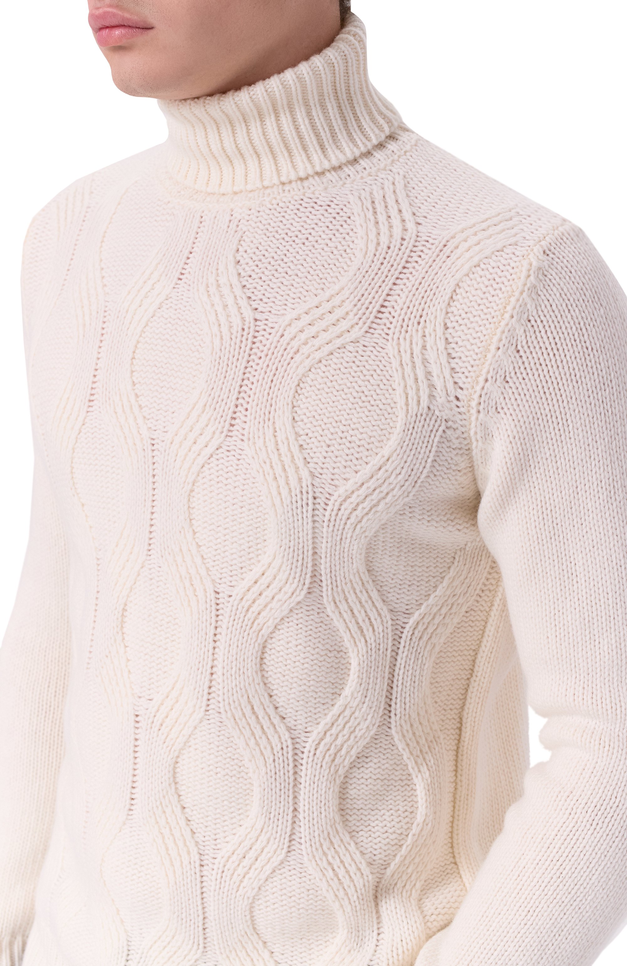 Свитер из шерсти и кашемира MOORER, арт. T0DI-WST, фото 5