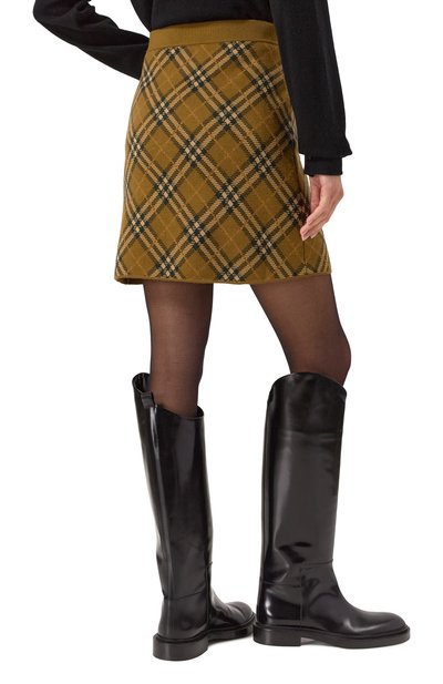 Шерстяная юбка BURBERRY, арт. 8098671, фото 4