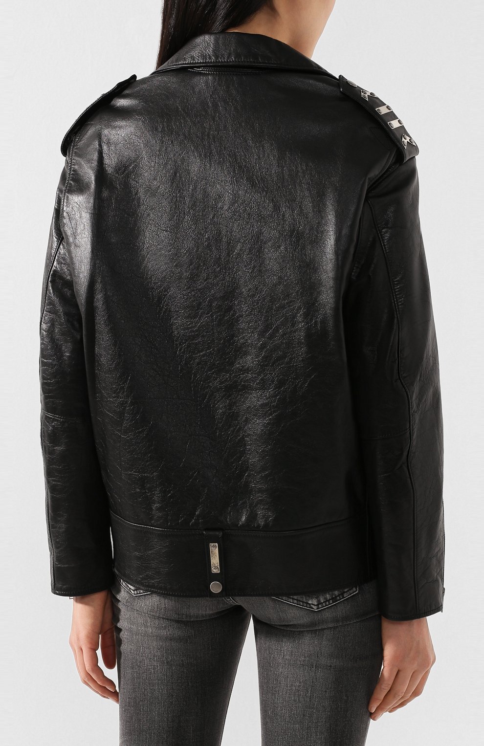 Кожаная куртка SAINT LAURENT, арт. 589446/Y5RD2, фото 4