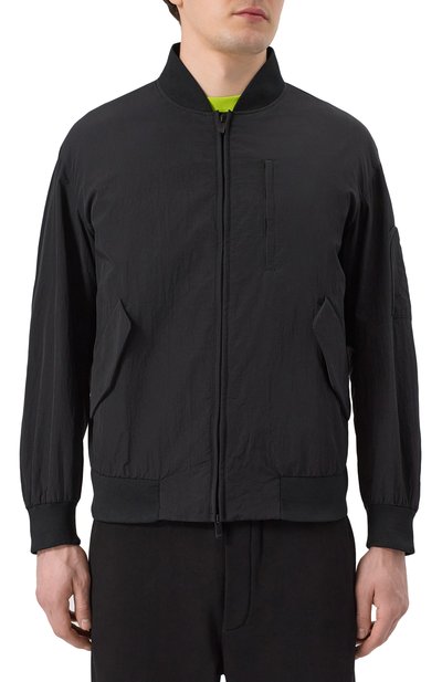 Бомбер HEVO черного цвета по цене 75950 руб., арт. CASTR0 090/H715, фото 3 Бомбер HEVO, арт. CASTR0 090/H715, фото 3