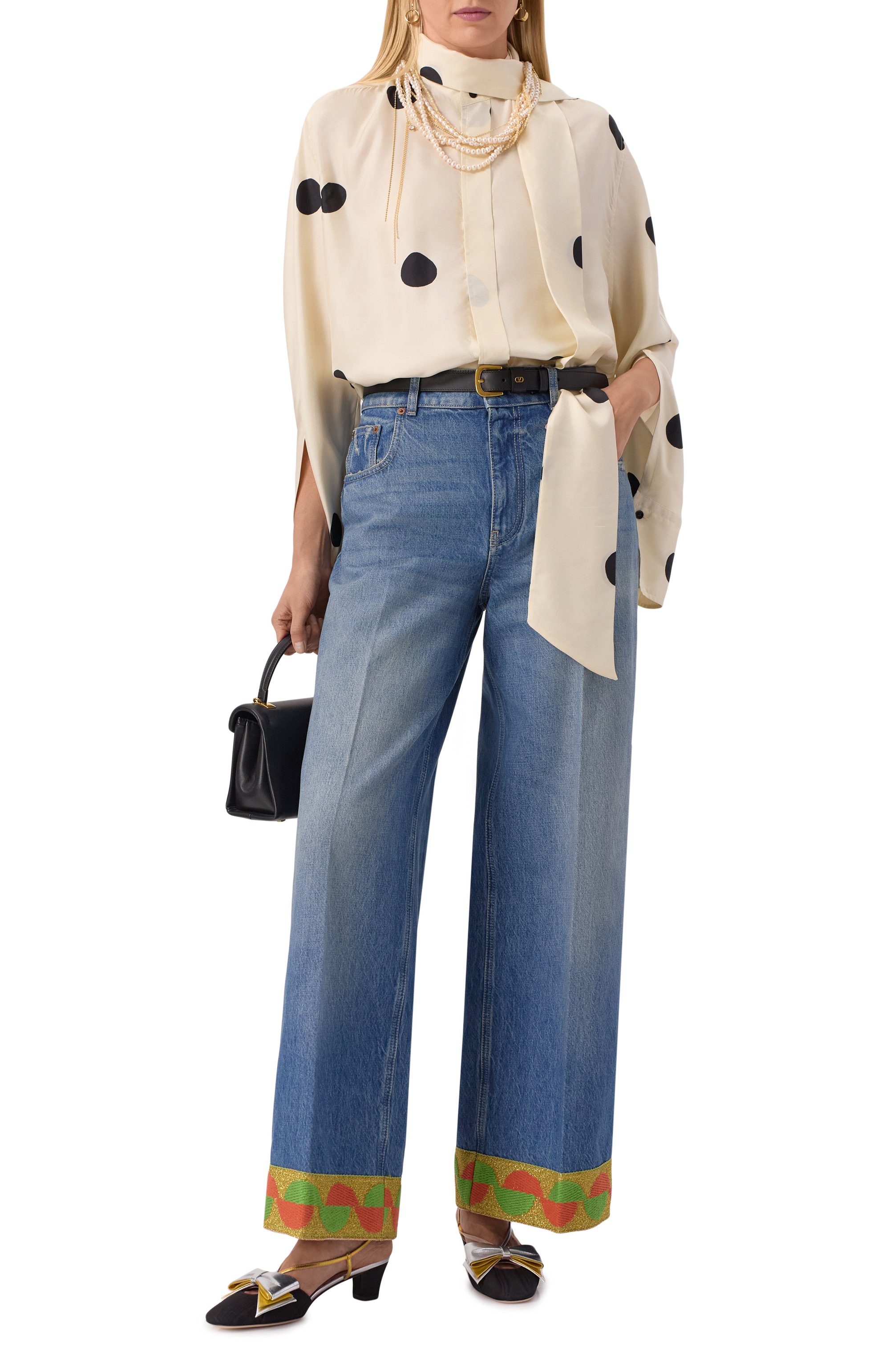 Комбинированные туфли bowow 45 VALENTINO, арт. 6W2S0LB6/QLJ, фото 2