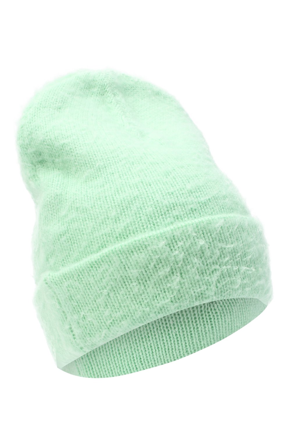 Шапка из шерсти и кашемира ACNE STUDIOS светло-зеленого цвета по цене 17000 руб., арт. C40111/M, фото 1 Шапка из шерсти и кашемира ACNE STUDIOS, арт. C40111/M, фото 1