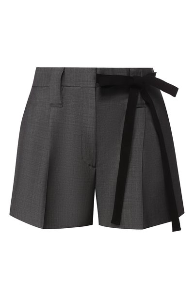 Женские шерстяные шорты PRADA, арт. P245D-HQ4-F0480