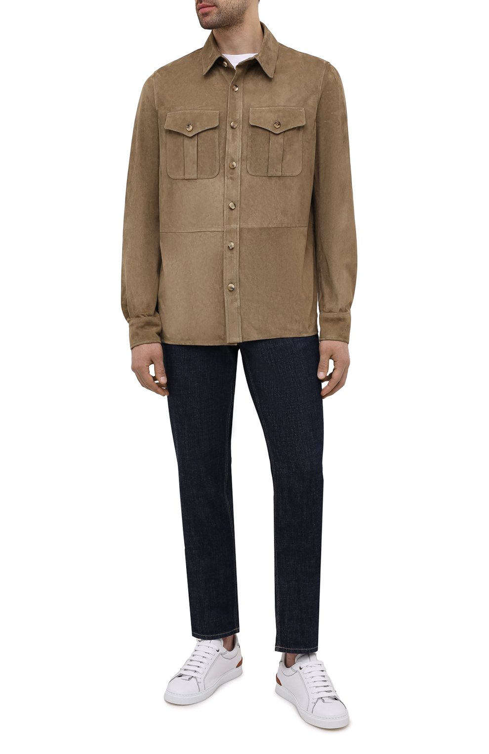 Замшевая рубашка RALPH LAUREN, арт. 790654923, фото 2