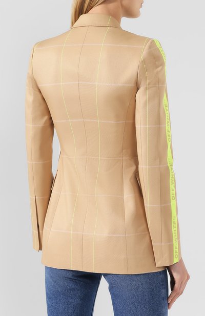 Приталенный жакет OFF-WHITE, арт. 0WEF022R19C910579900, фото 4