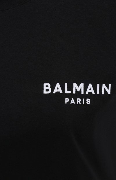 Хлопковая футболка BALMAIN, арт. VF11370/B013, фото 5