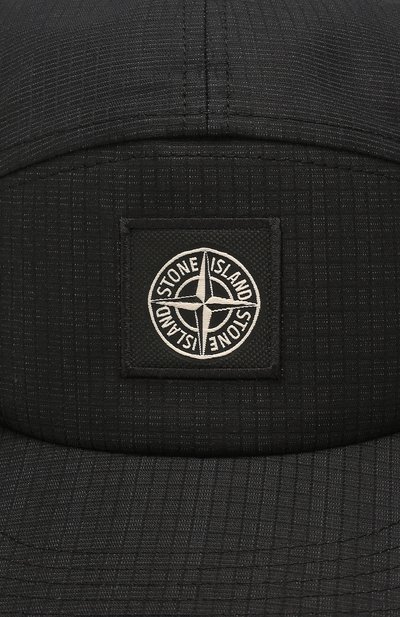 Бейсболка STONE ISLAND черного цвета по цене 14700 руб., арт. 711599094, фото 3 Бейсболка STONE ISLAND, арт. 711599094, фото 3
