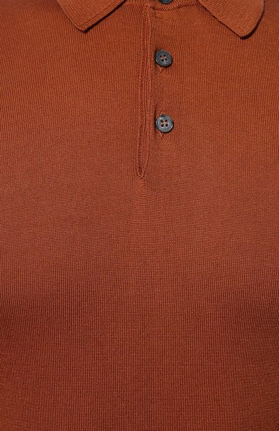 Поло из хлопка и шелка ANDREA CAMPAGNA, арт. P22-111, фото 5