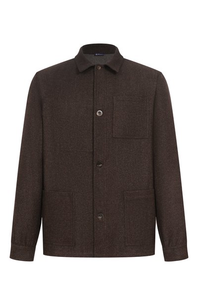 Мужской шерстяная куртка-рубашка FINAMORE 1925, арт. CAMICIA 0VERSHIRT GARRIS0N/A6004