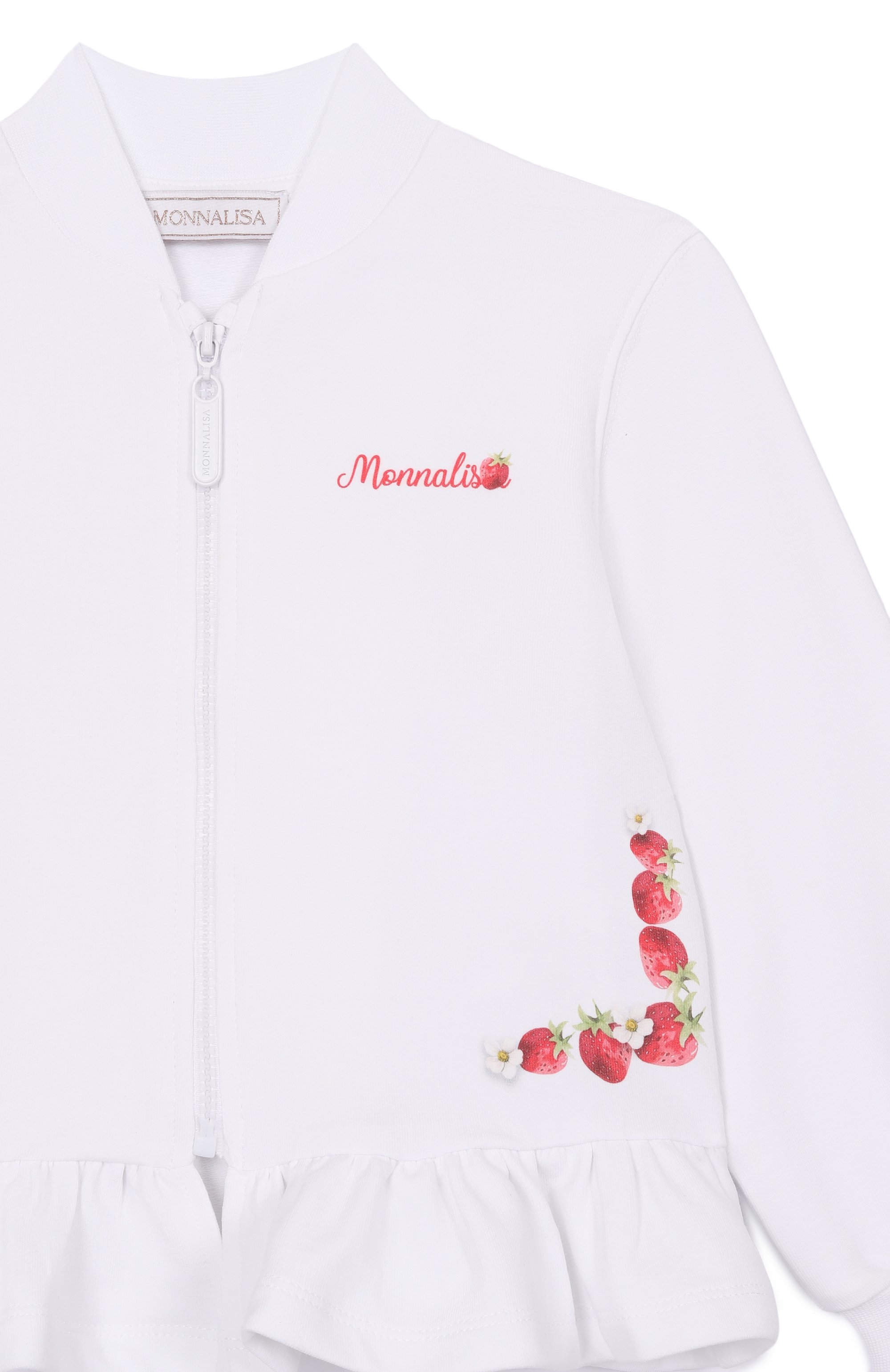 Хлопковая толстовка MONNALISA, арт. 39G803, фото 3