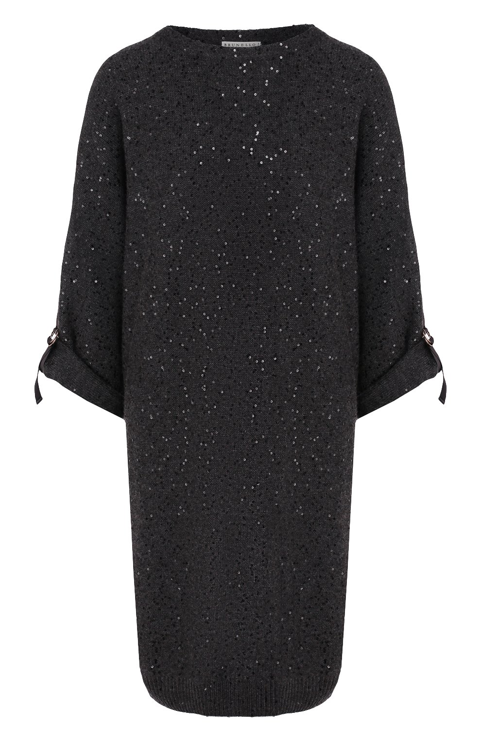 Платье из смеси кашемира и шелка BRUNELLO CUCINELLI, арт. M73542A80, фото 1
