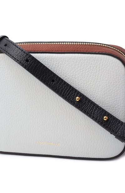 Сумка tebe tricolor COCCINELLE белого цвета по цене 20800 руб., арт. E5RWF55I101, фото 3 Сумка tebe tricolor COCCINELLE, арт. E5RWF55I101, фото 3