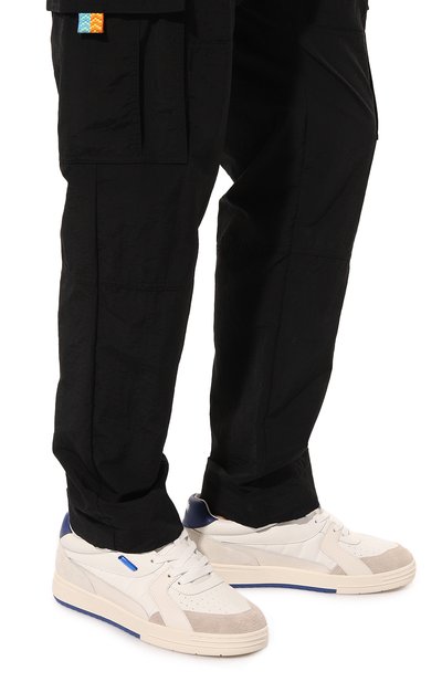 Кожаные кеды PALM ANGELS, арт. PMIA078C99LEA0010145, фото 3