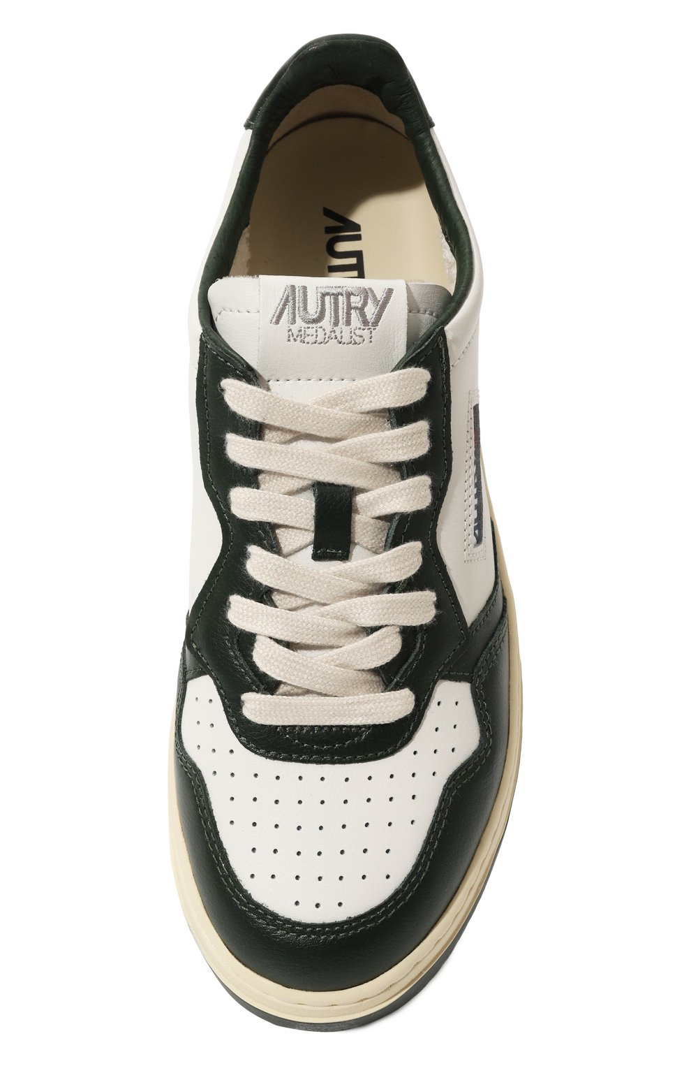 Кожаные кеды medalist AUTRY темно-зеленого цвета по цене 21450 руб., арт. A100AULWWB49, фото 6 Кожаные кеды medalist AUTRY, арт. A100AULWWB49, фото 6