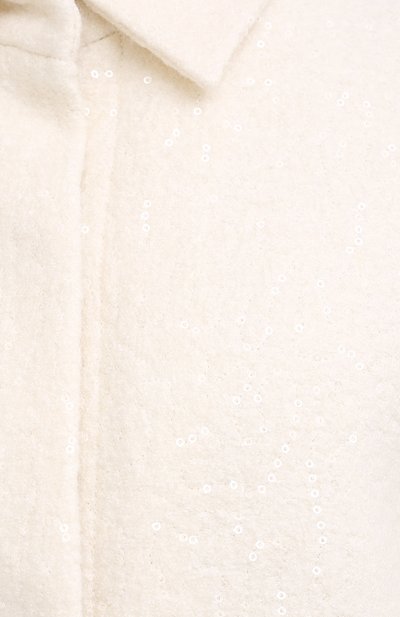 Шерстяное пальто SEVEN LAB белого цвета по цене 34650 руб., арт. SPL20-white brilliant, фото 5 Шерстяное пальто SEVEN LAB, арт. SPL20-white brilliant, фото 5