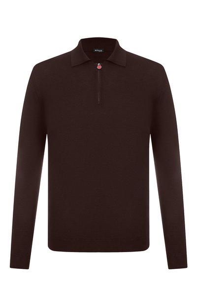 Мужское поло из кашемира и шелка KITON, арт. UMKX05Z237