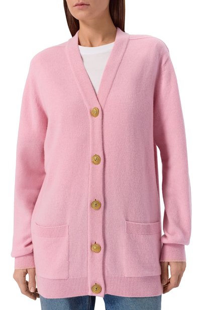 Кардиган из кашемира и шерсти BALMAIN, арт. GF1K0003/KI87, фото 3