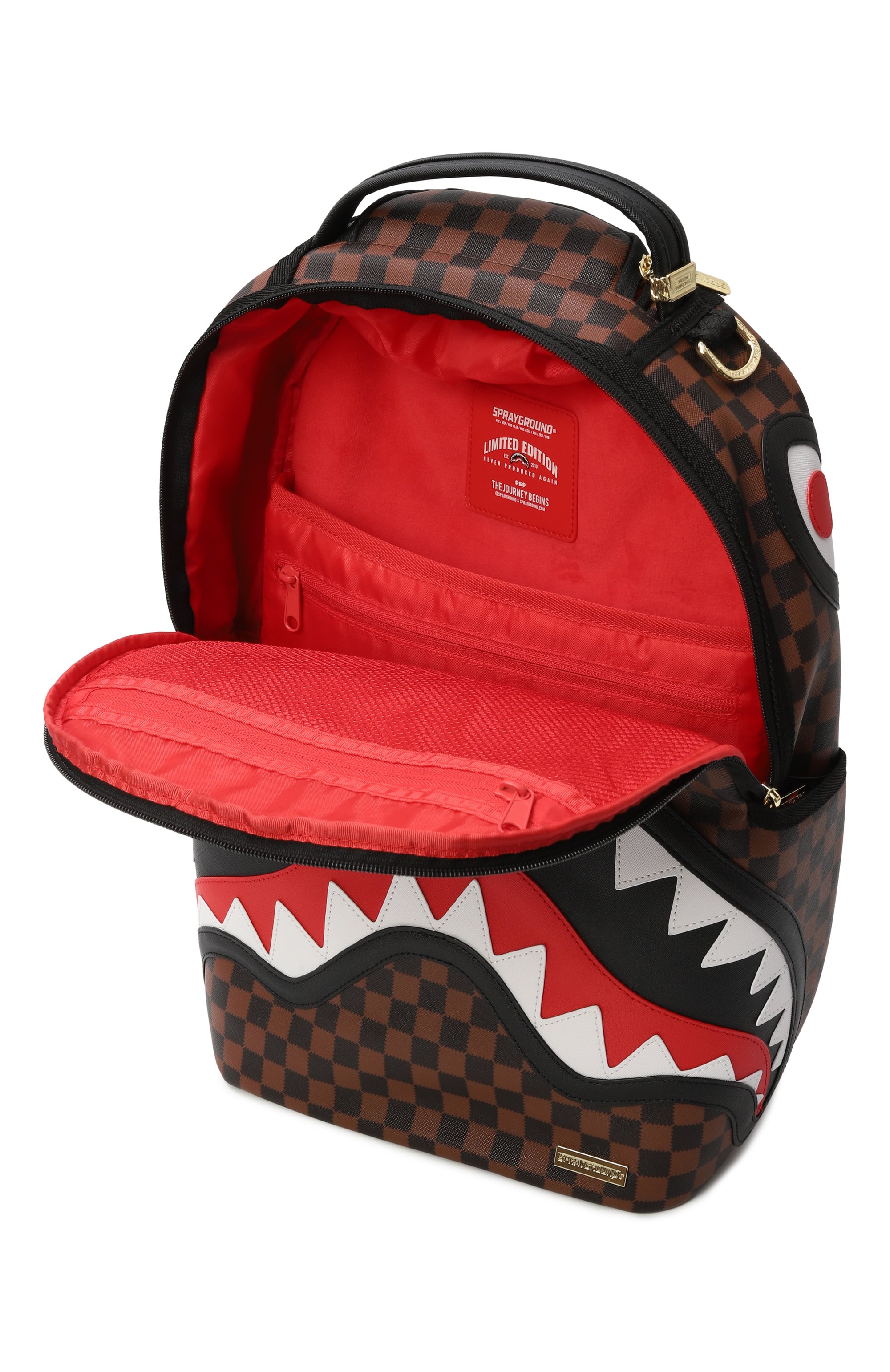 Рюкзак sawtooth sharks in paris SPRAYGROUND коричневого цвета по цене 19950 руб., арт. 910B7200NSZ, фото 3 Рюкзак sawtooth sharks in paris SPRAYGROUND, арт. 910B7200NSZ, фото 3