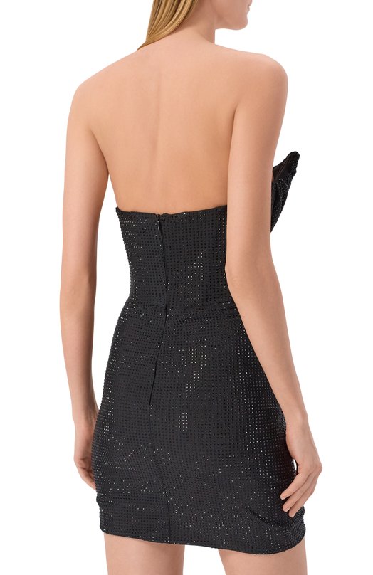 Платье с отделкой стразами Kamilla Purshie KP 2026/14 Чёрный  KP 2026/14 Фото 4