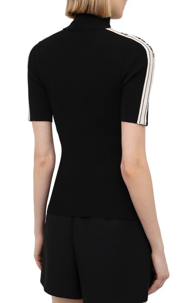 Пуловер из вискозы OFF-WHITE черного цвета по цене 64150 руб., арт. 0WHF010R21KNI001, фото 4 Пуловер из вискозы OFF-WHITE, арт. 0WHF010R21KNI001, фото 4