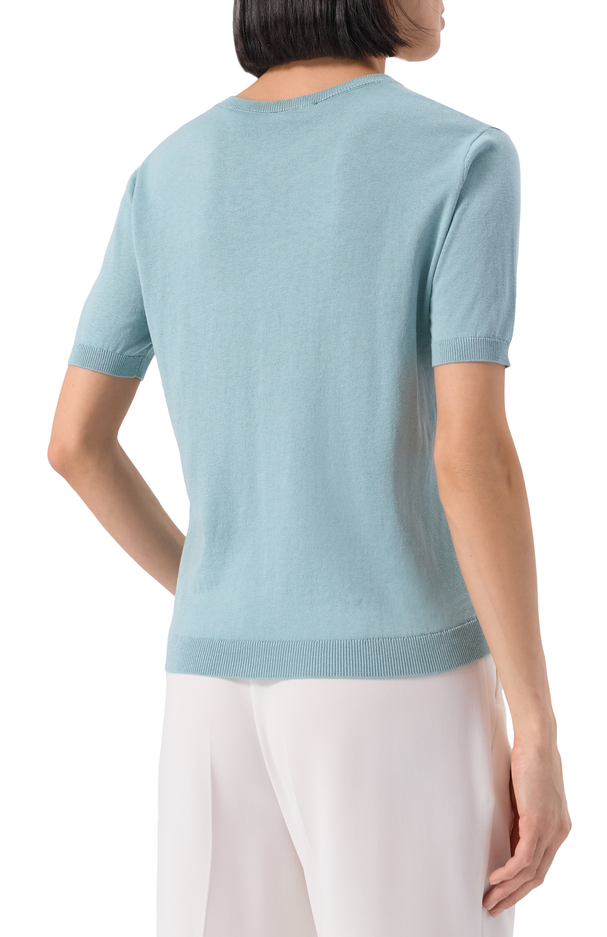 Пуловер из шелка и хлопка WEEKEND MAX MARA, арт. ZIBETT0, фото 4