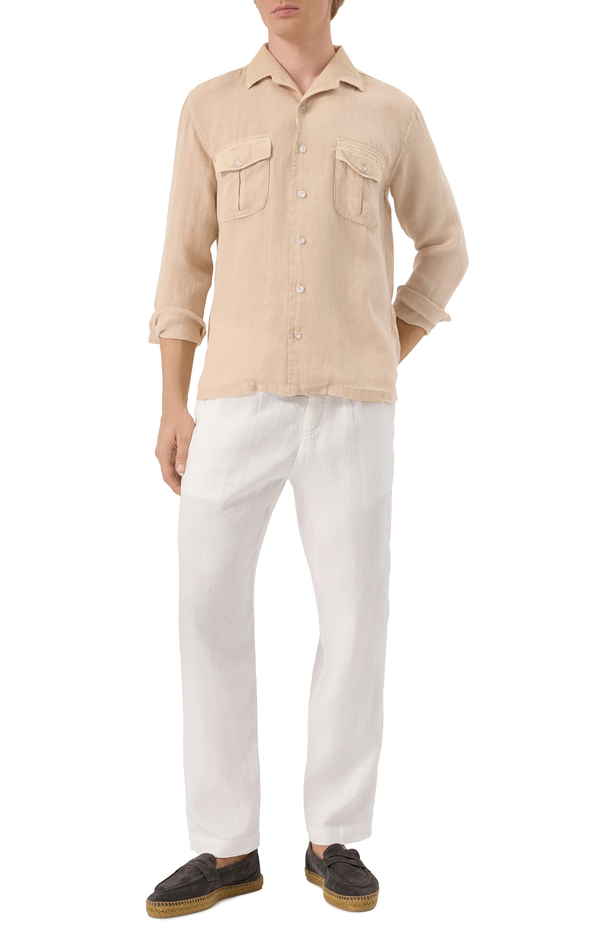 Льняная рубашка 120% LINO, арт. 32ALIM19QB/0115/000, фото 2