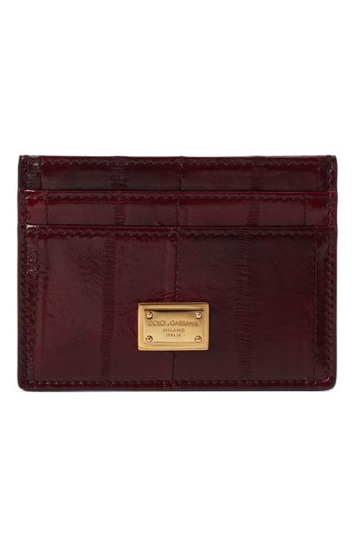 Женский кожаный футляр для кредитных карт DOLCE & GABBANA, арт. BI0330/A8B08