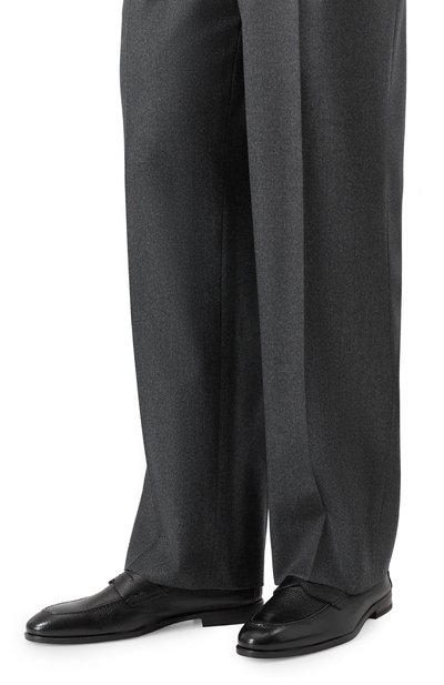 Кожаные пенни-лоферы H`D`S`N BARACCO черного цвета по цене 59950 руб., арт. 75408.C.1*/CERV0, фото 3 Кожаные пенни-лоферы H`D`S`N BARACCO, арт. 75408.C.1*/CERV0, фото 3