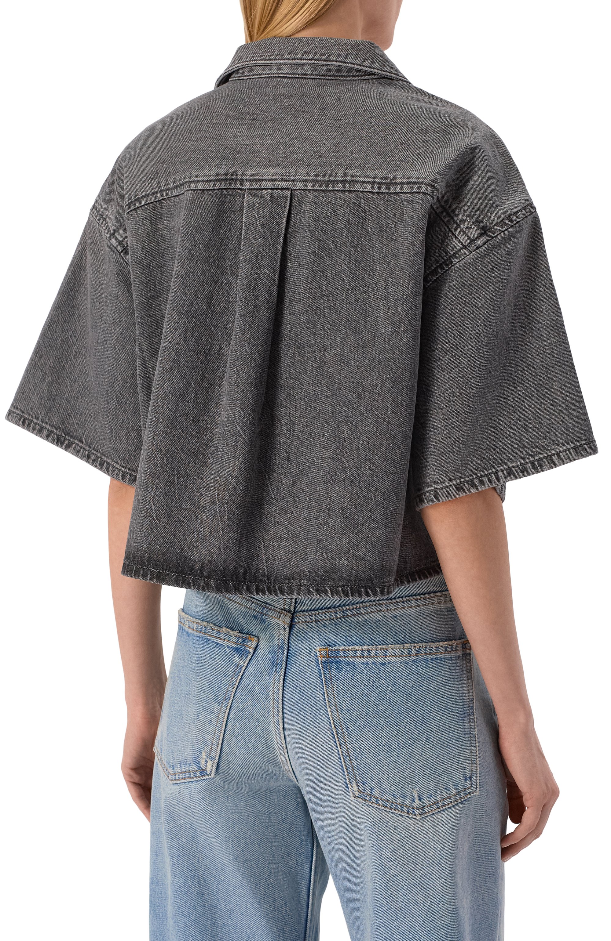 Джинсовая рубашка ALEXANDER WANG, арт. 4DC1261973, фото 4