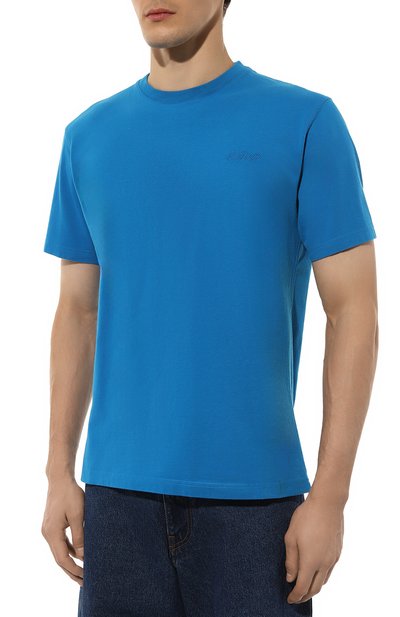 Хлопковая футболка MC2 SAINT BARTH синего цвета по цене 9550 руб., арт. STBM ARN0TT/ARN0001/MAYP57, фото 3 Хлопковая футболка MC2 SAINT BARTH, арт. STBM ARN0TT/ARN0001/MAYP57, фото 3