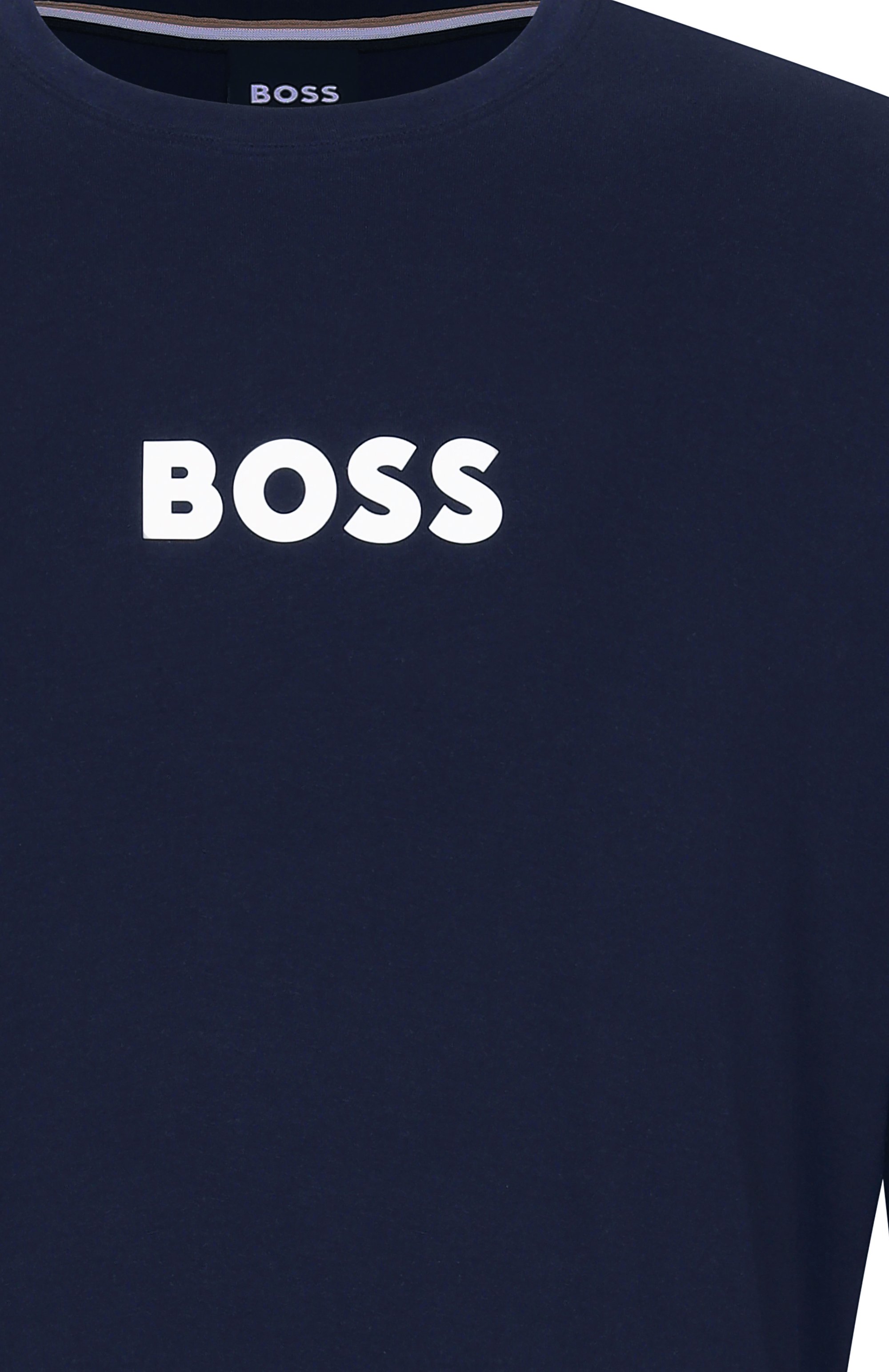 Хлопковая пижама BOSS синего цвета по цене 14950 руб., арт. 50535882, фото 8 Хлопковая пижама BOSS, арт. 50535882, фото 8