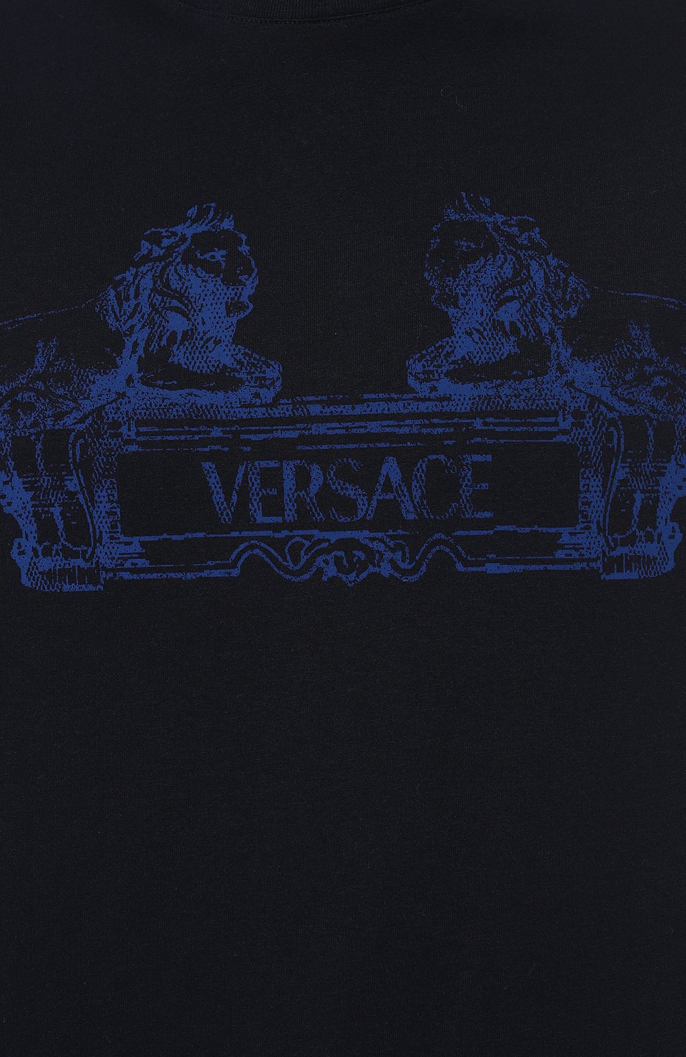 Хлопковая футболка VERSACE, арт. 1013302/1A09867, фото 5