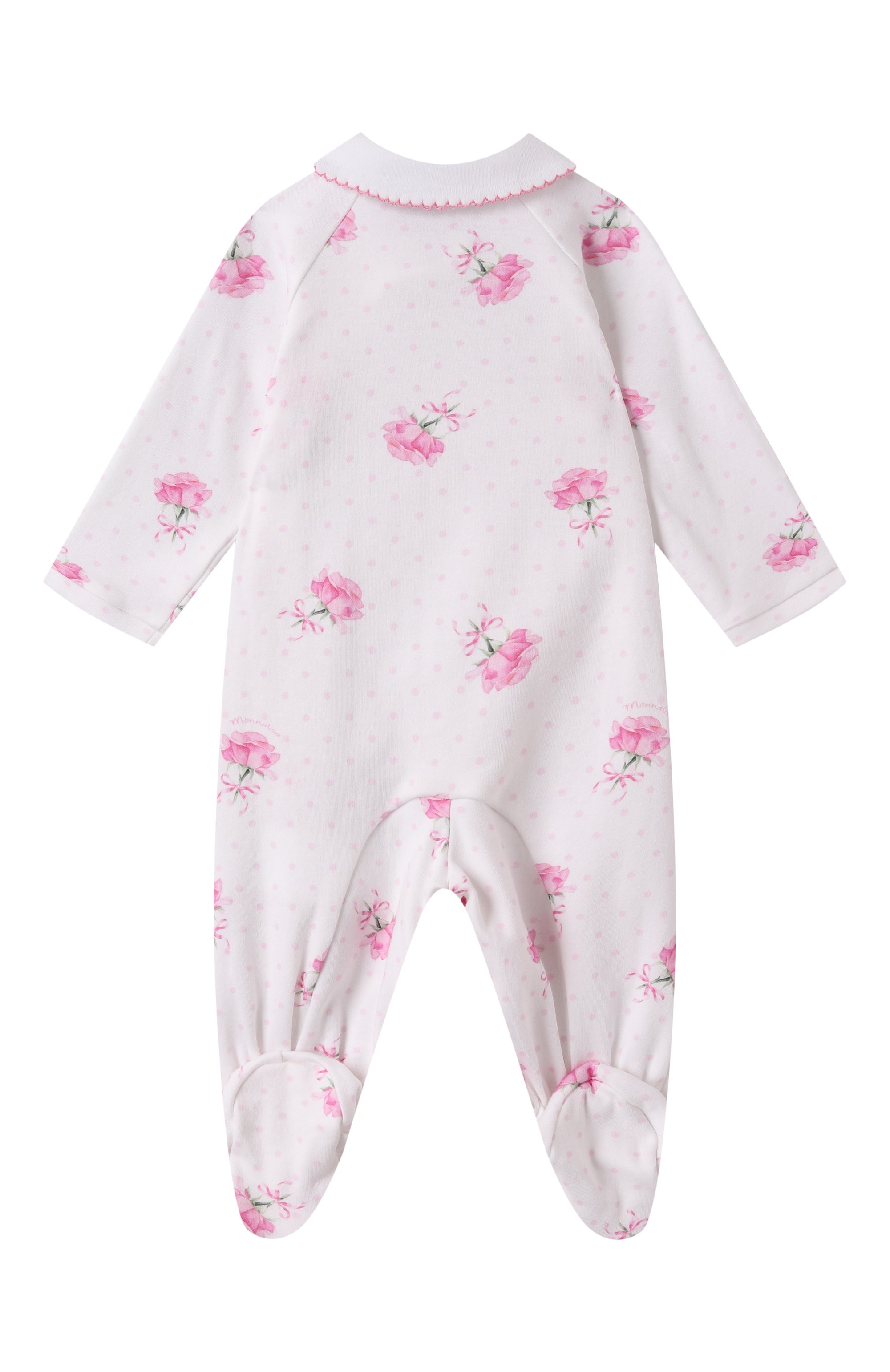 Хлопковый комбинезон MONNALISA, арт. 35E205, фото 2