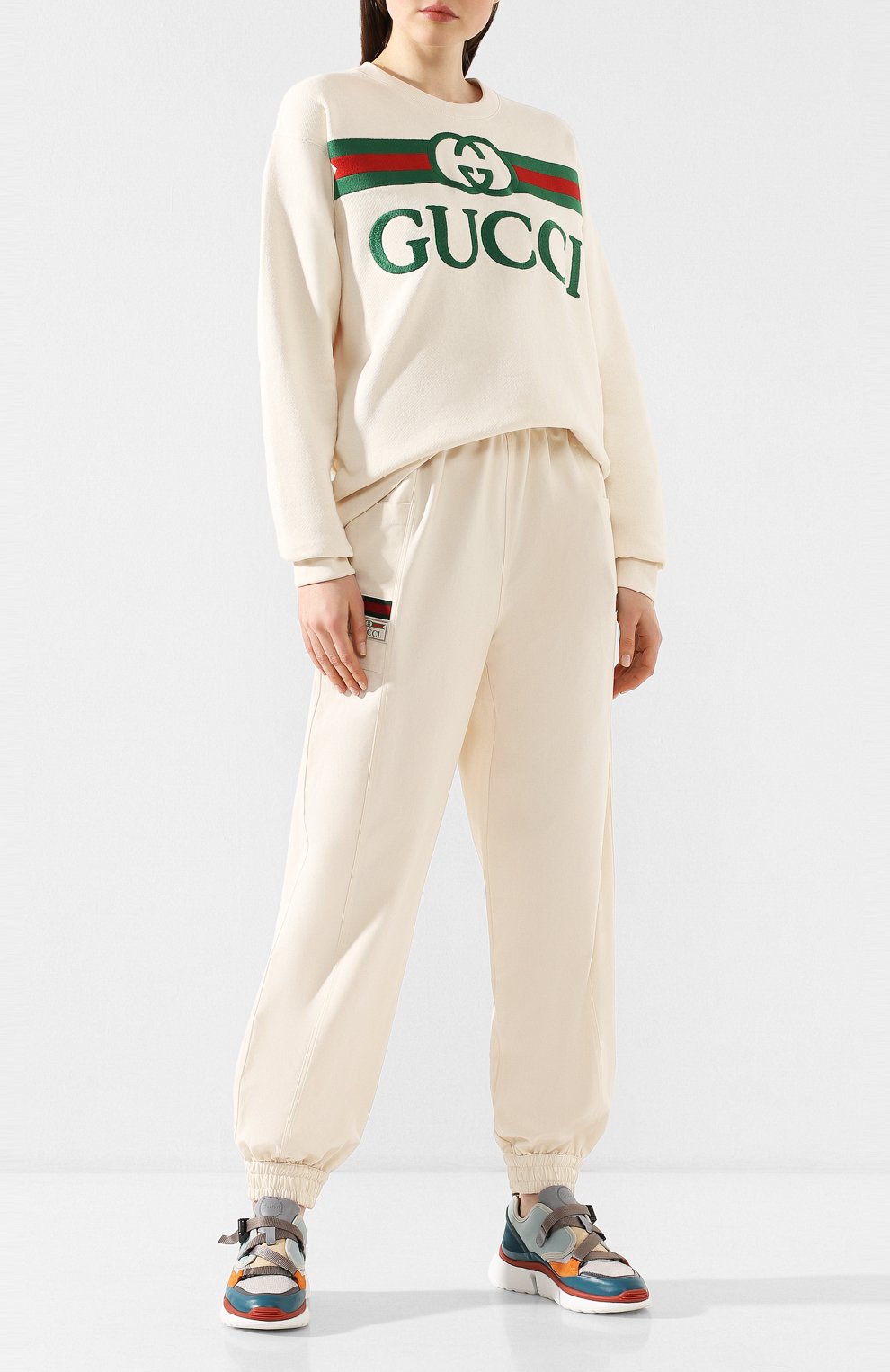 Хлопковые джоггеры GUCCI, арт. 598818/XJCBV, фото 2
