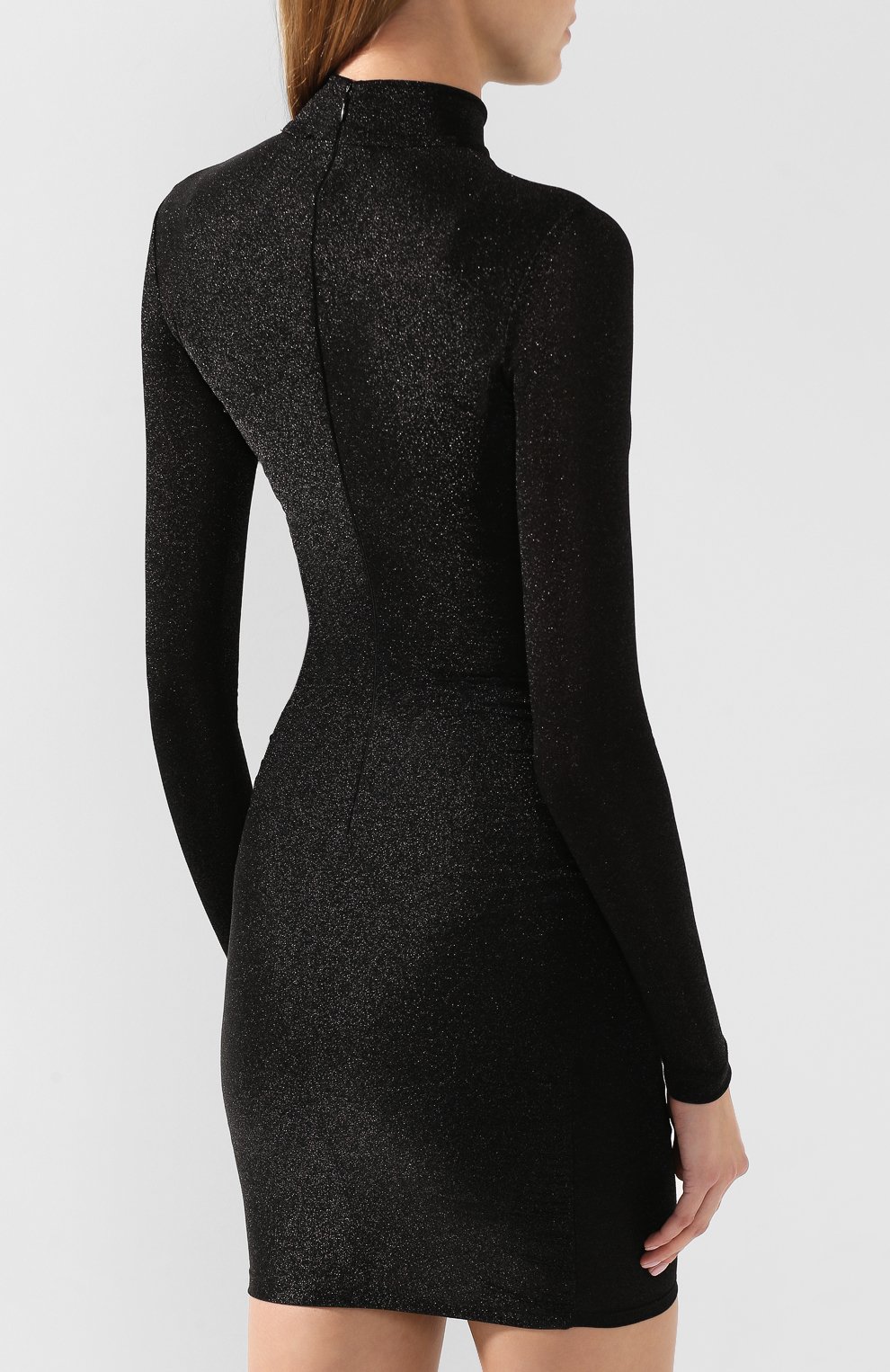 Платье VERSACE JEANS COUTURE черного цвета по цене 29950 руб., арт. D2HUB437-UDM902/10614, фото 4 Платье VERSACE JEANS COUTURE, арт. D2HUB437-UDM902/10614, фото 4
