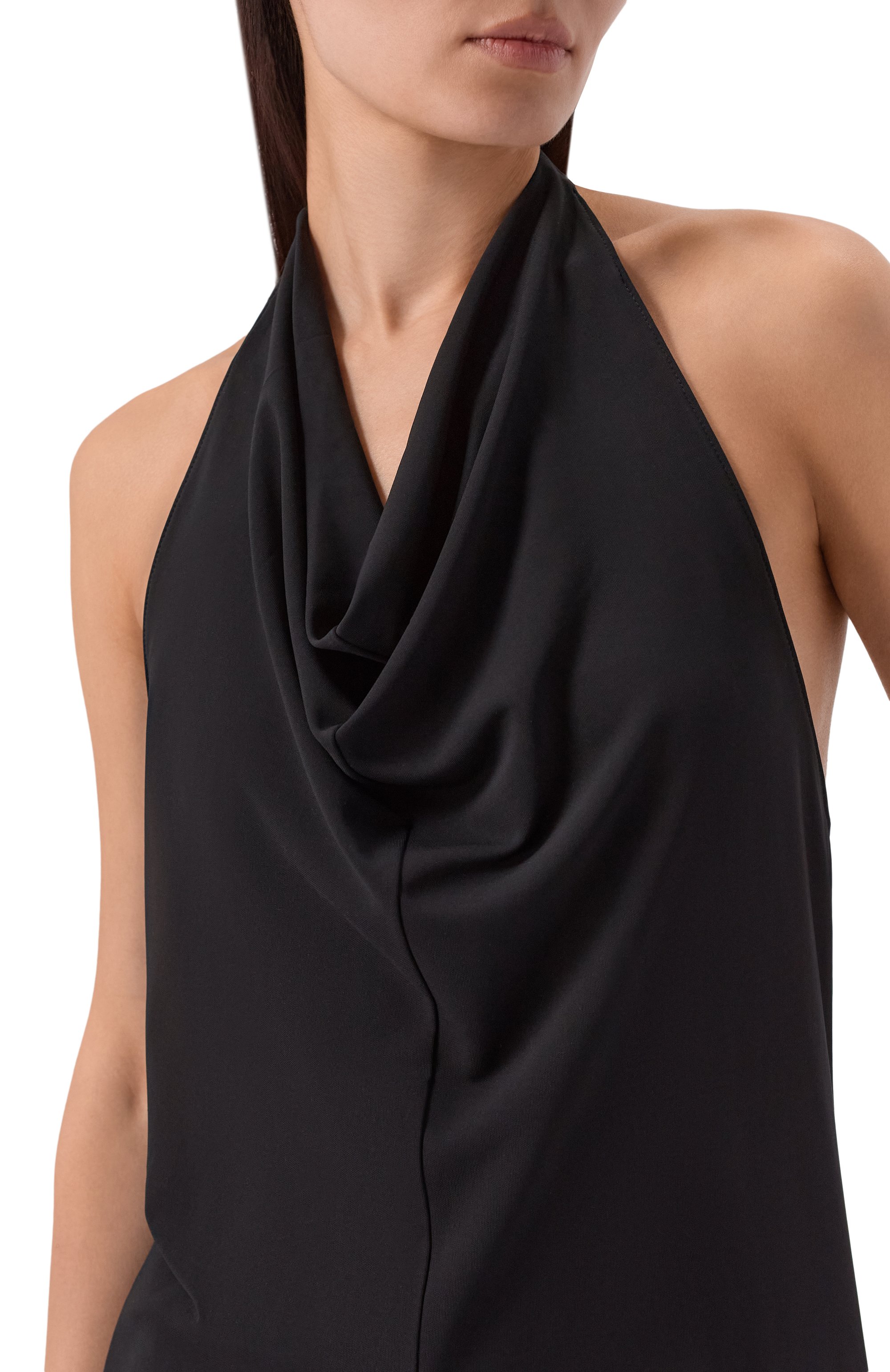 Топ из вискозы 12 STOREEZ черного цвета по цене 8800 руб., арт. 136144, фото 5 Топ из вискозы 12 STOREEZ, арт. 136144, фото 5