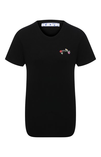Женская хлопковая футболка OFF-WHITE, арт. 0WAA049R21JER003