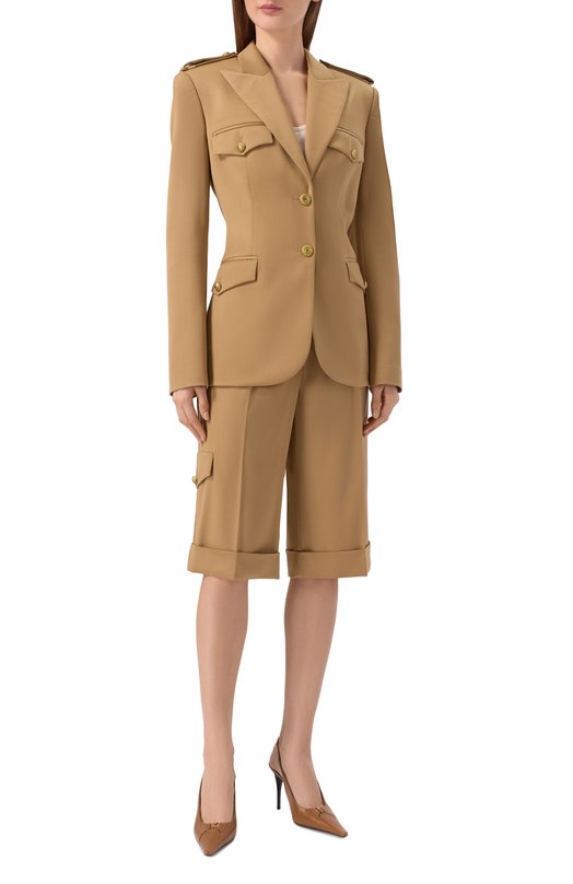 Шерстяной жакет Shervarli JA25-0017 Бежевый  JA25-0017 Фото 2