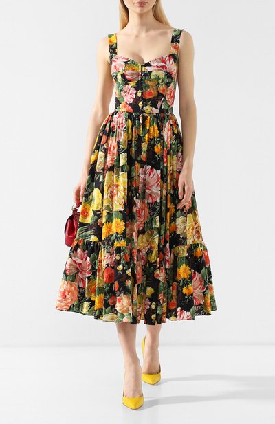 Хлопковое платье DOLCE & GABBANA, арт. F6C7FT/HS5CW, фото 2