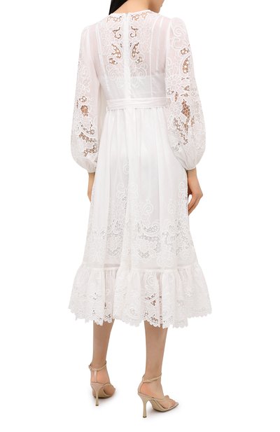 Хлопковое платье ZIMMERMANN, арт. 9879DLLU, фото 4