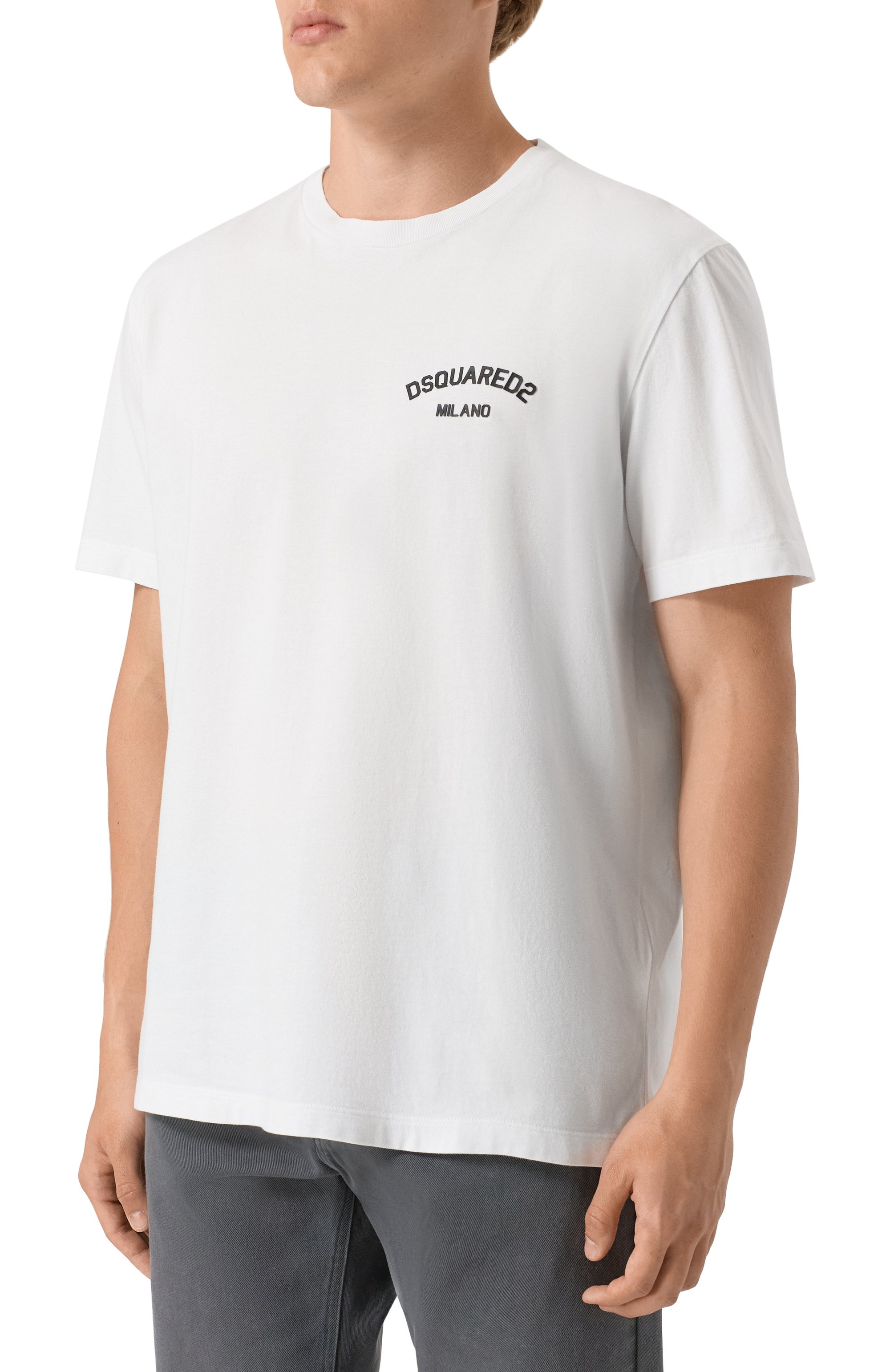Хлопковая футболка DSQUARED2, арт. S74GD1477/D20020, фото 3