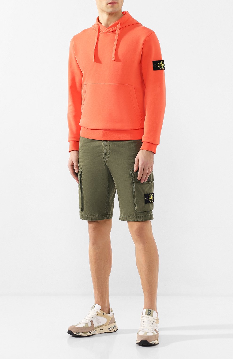 Хлопковое худи STONE ISLAND, арт. 721564151, фото 2