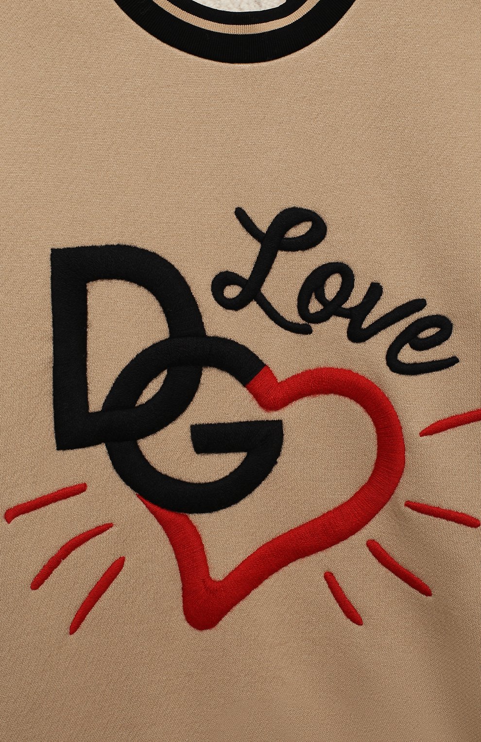 Свитшот из хлопка и вискозы DOLCE & GABBANA, арт. L5JW2V/G7XKU/2-6, фото 3