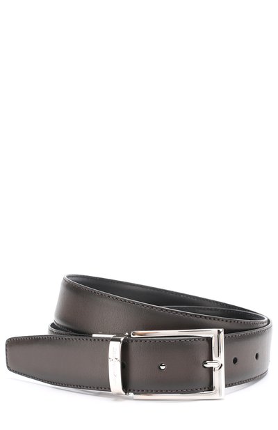 Кожаный ремень с двумя сменными пряжками ZEGNA, арт. BB0X19/VIT, фото 1