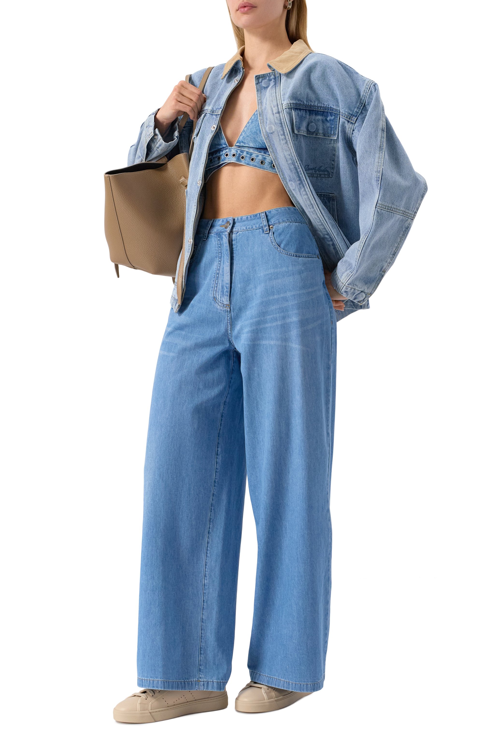 Кожаные кеды SANTONI, арт. WBGG61350NATTSFP, фото 2