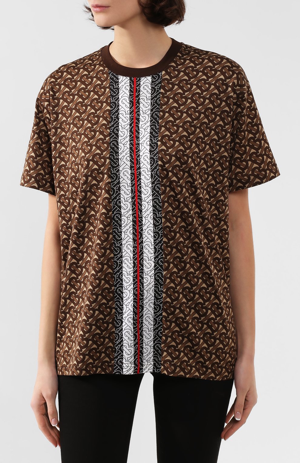 Хлопковая футболка BURBERRY, арт. 8018433, фото 3