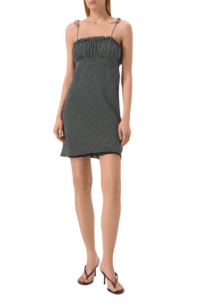 Шелковое платье SAINT LAURENT, арт. 859951/Y7J50, фото 2