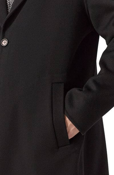 Кашемировое пальто MVST черного цвета по цене 379500 руб., арт. TXEKB-ES4370/LC1598, фото 5 Кашемировое пальто MVST, арт. TXEKB-ES4370/LC1598, фото 5