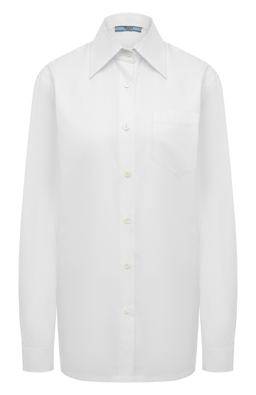 Хлопковая рубашка PRADA, арт. P498E-1UCX-F0009-211, фото 1