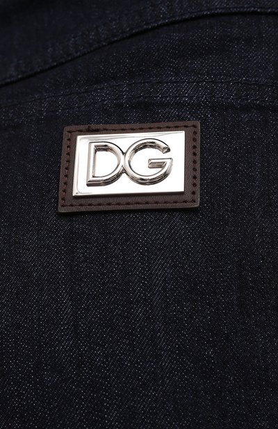 Джинсовые шорты DOLCE & GABBANA темно-синего цвета по цене 41900 руб., арт. FTB06D/G8DA5, фото 5 Джинсовые шорты DOLCE & GABBANA, арт. FTB06D/G8DA5, фото 5